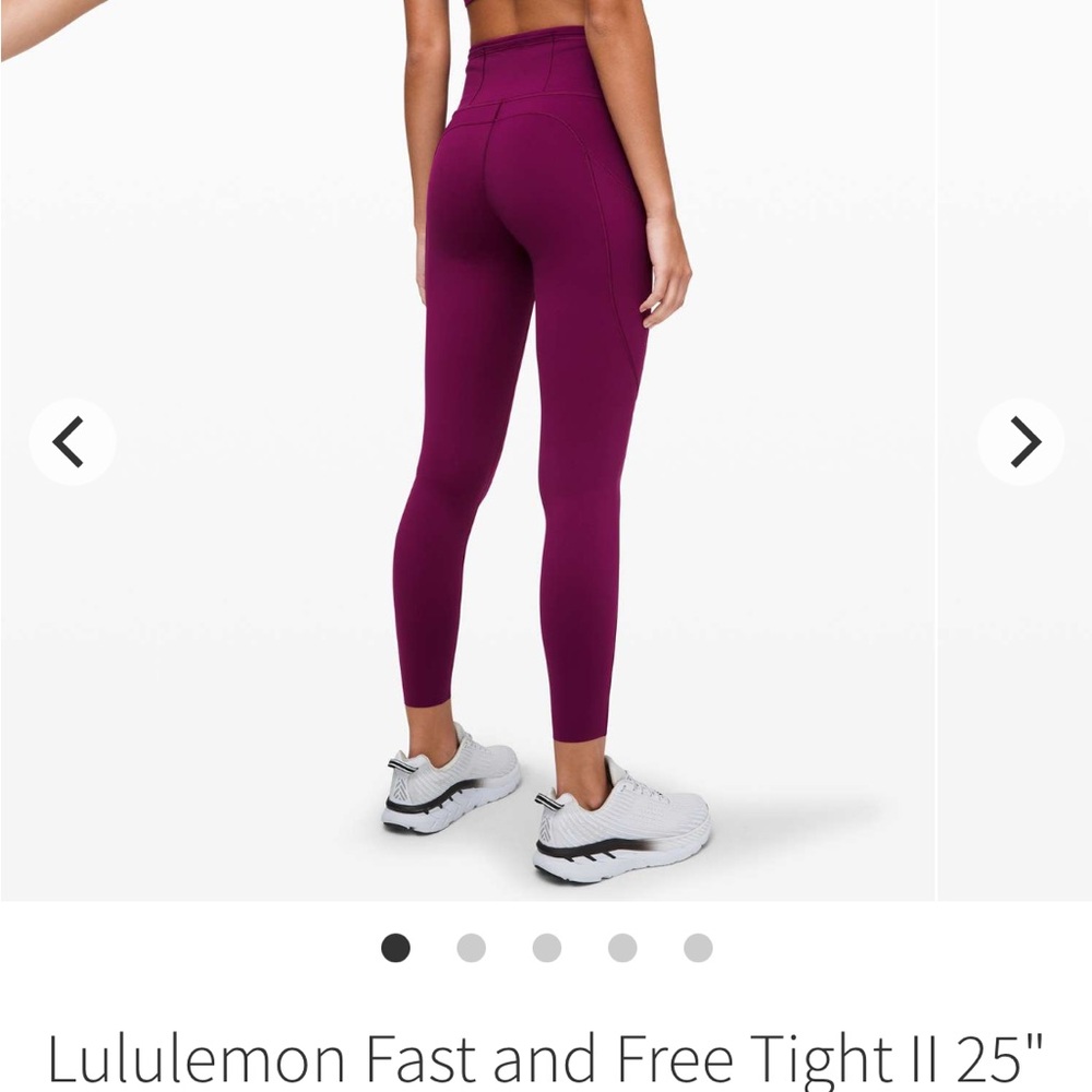 Lululemon Fast and Free Tight 25"